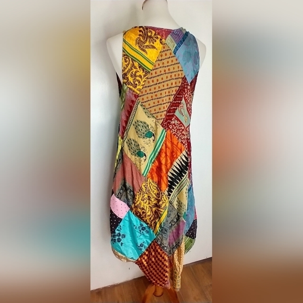 Patchwork Rayon Dress - image 6